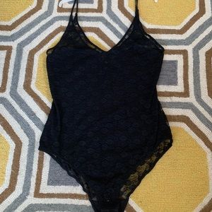 H&M black lace bodysuit